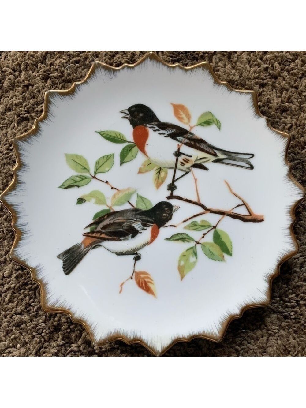 Vintage Robins Plate